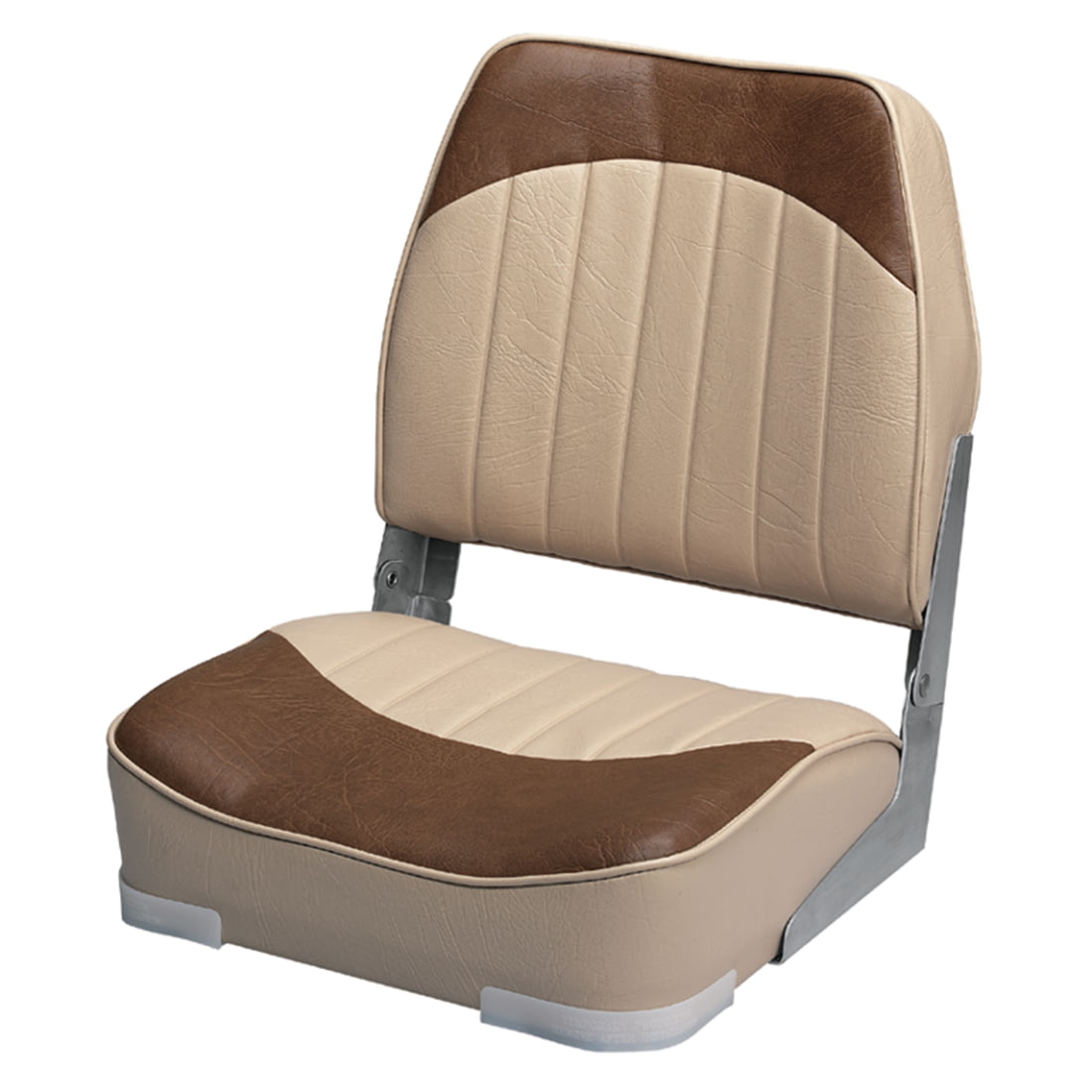 thumbnail image 2 of Wise Super Value Series Low Back Boat Seat - Marine Grade Vinyl, Compression Foam, No-Pinch Hinges, 18" Height 2 of 4